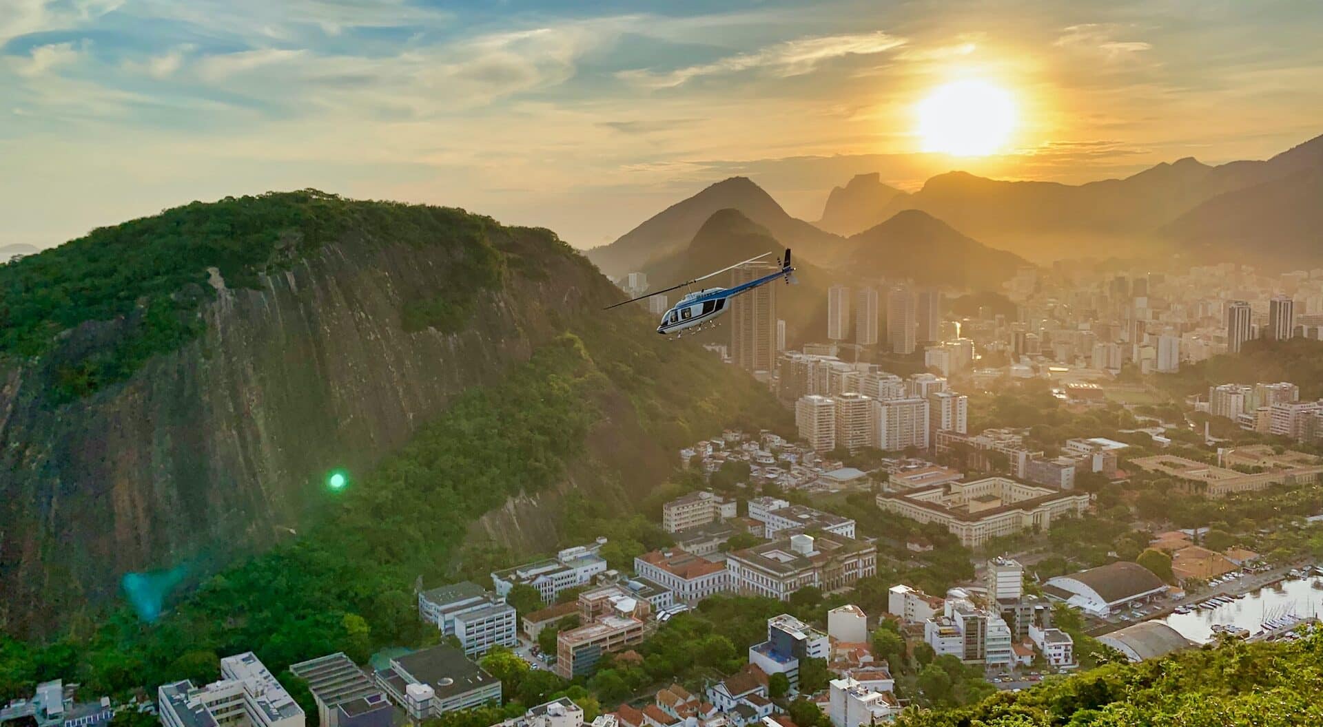 Best time to visit Brazil is when you can helicoptor and take in all the views from the sky. 