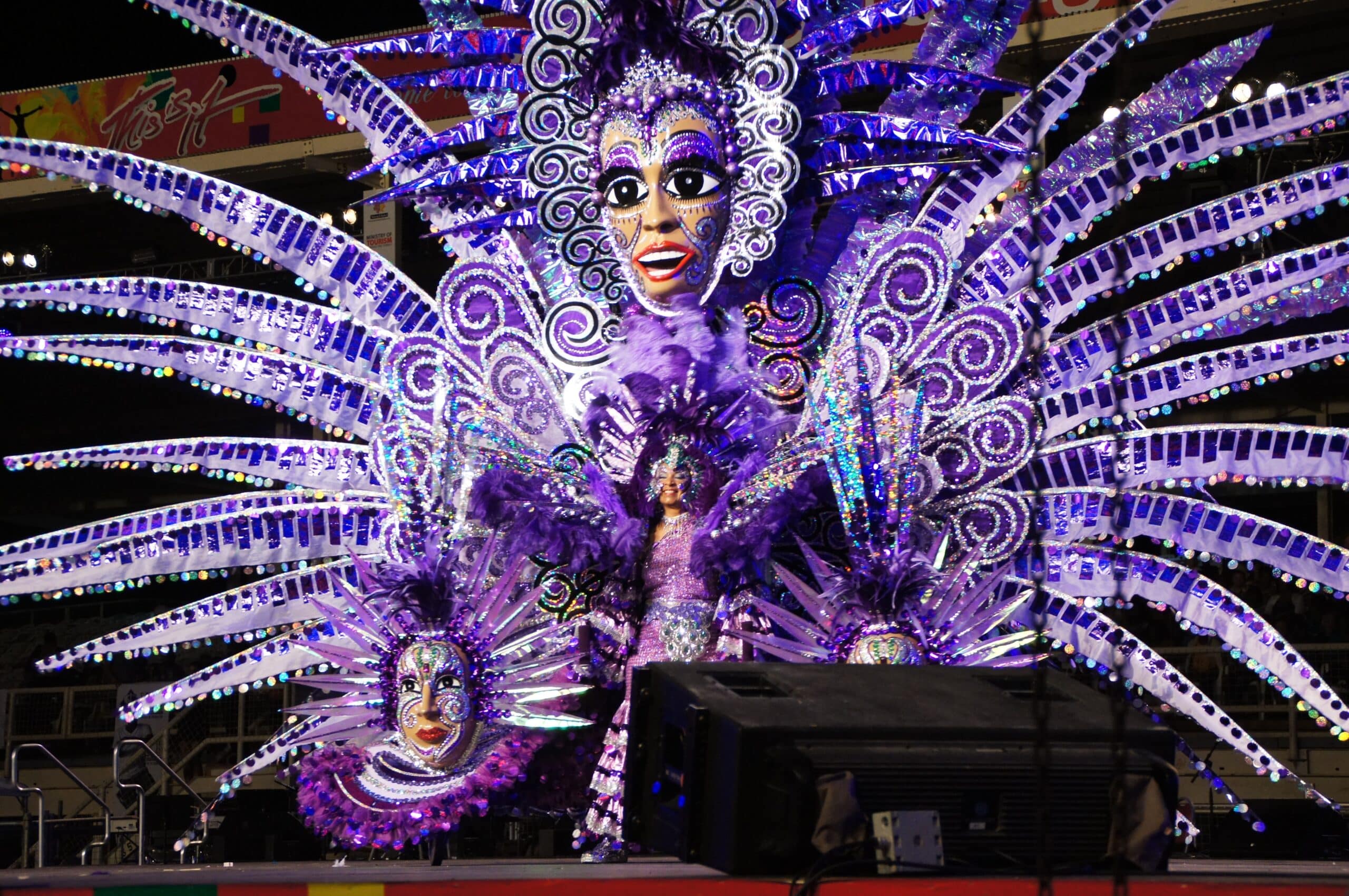 These Brazil Carnival floats are amazing and exploding with color 
