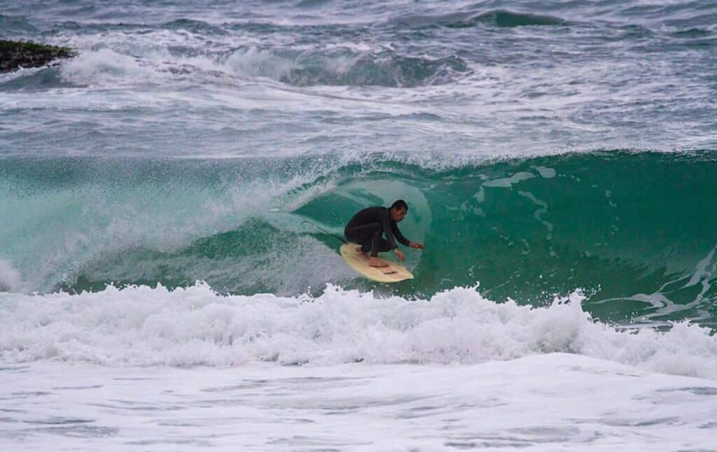 Things to do in Florianopolis: Photo of Surfer at Matadeiro Beach