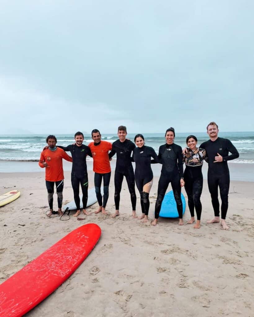 Surfing in Floripa Brazil While Traveling