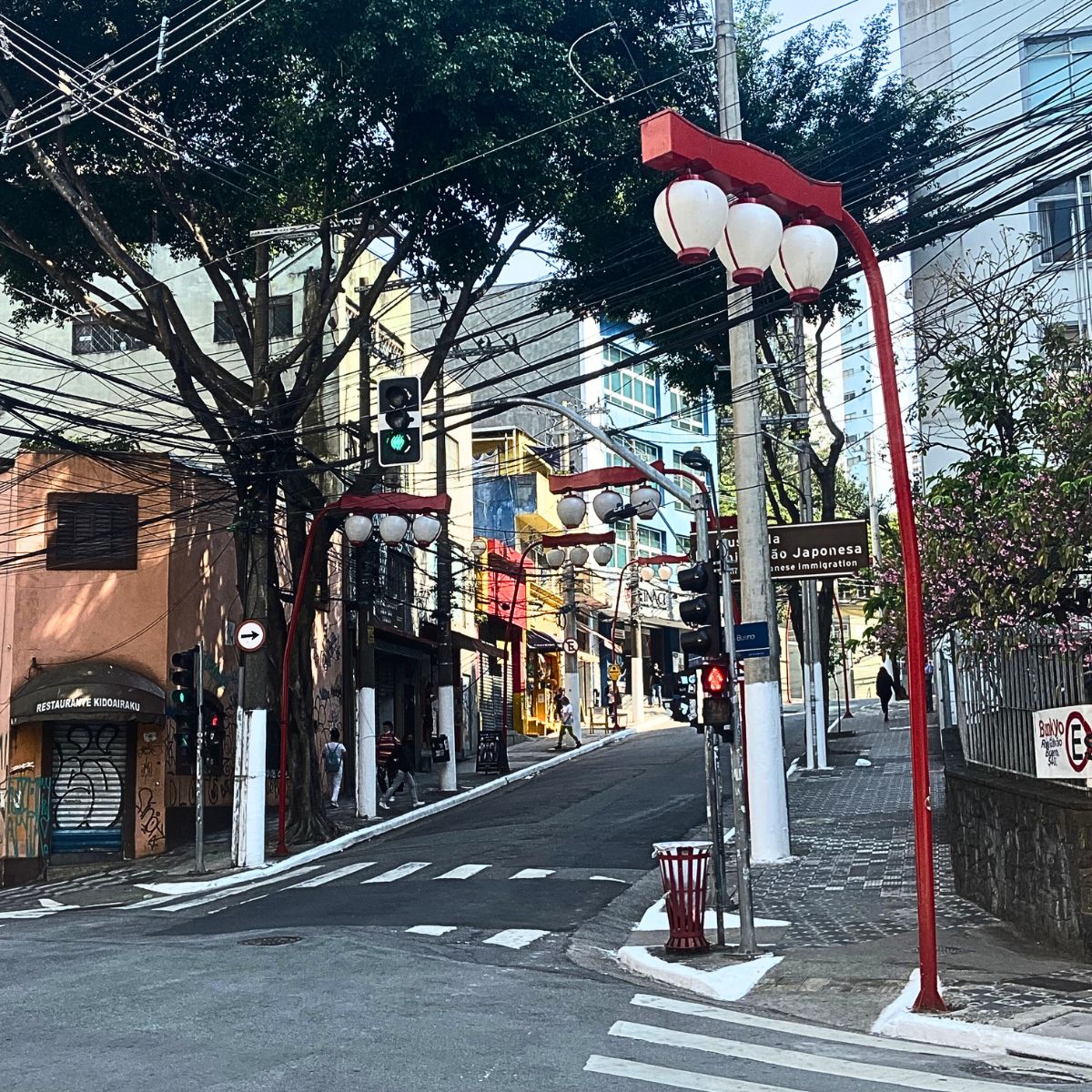 Photo of Liberdade area while traveling in Sao Paulo Brazil 