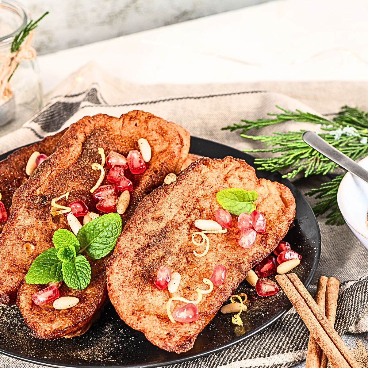 Brazilian locals frying up delicious Brazilian French toast for holiday breakfast