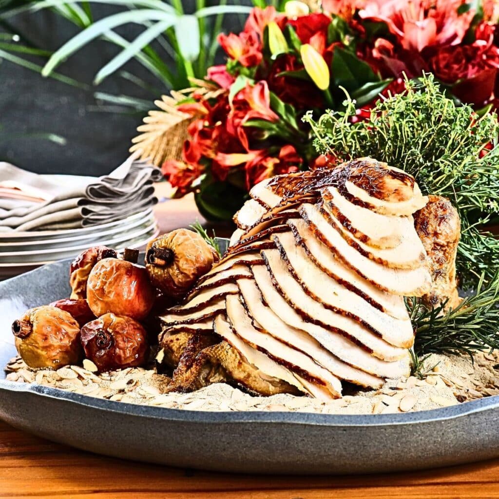 Thanksgiving in Brazil: We love to eat ham. 