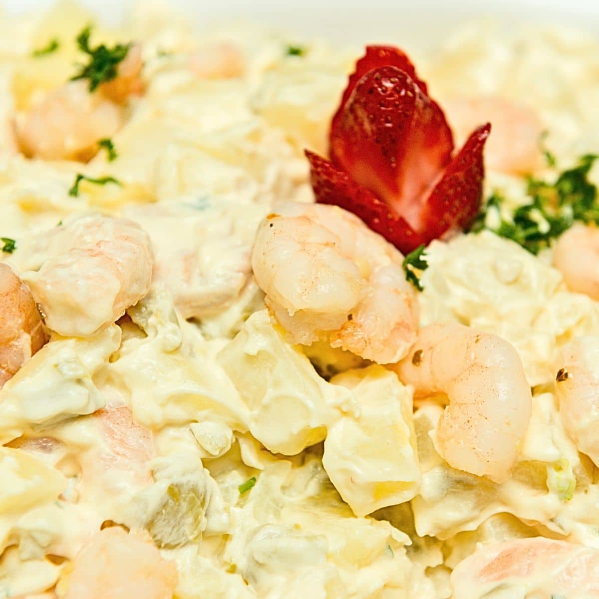 Local Brazilians crafting delicious potato mayonnaise for our Christmas gatherings